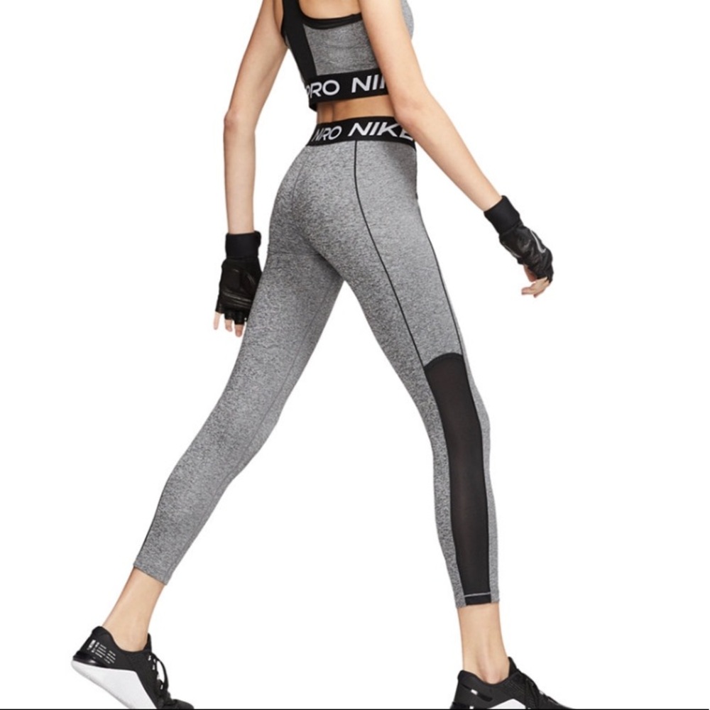 NIKE PRO Dri-Fit Mesh Trim Legging. Brand new